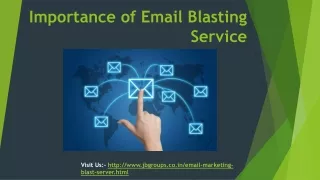 Importance of Email Blasting Service