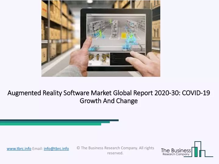augmented reality software market global report 2020 30 covid 19 growth and change