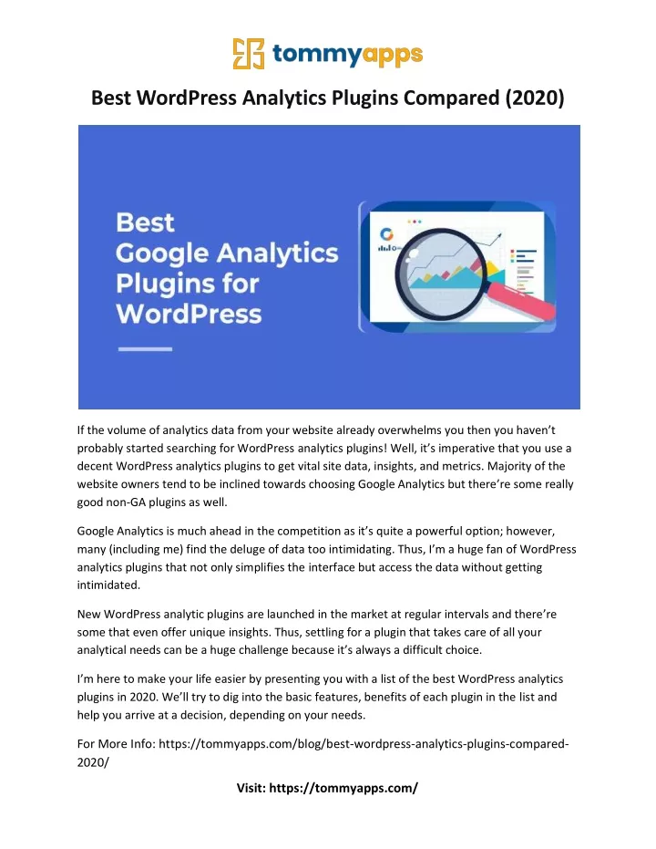 best wordpress analytics plugins compared 2020
