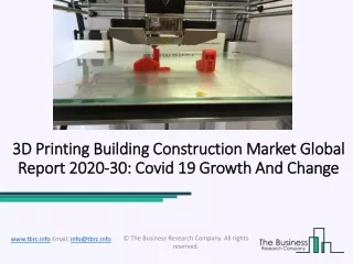 2020 Impact Of Covid-19 On The 3D Printing Building Construction Market Growth And Trends