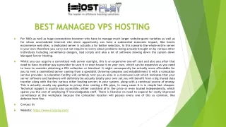 best managed vps hosting