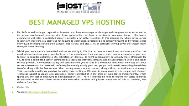 best managed vps hosting