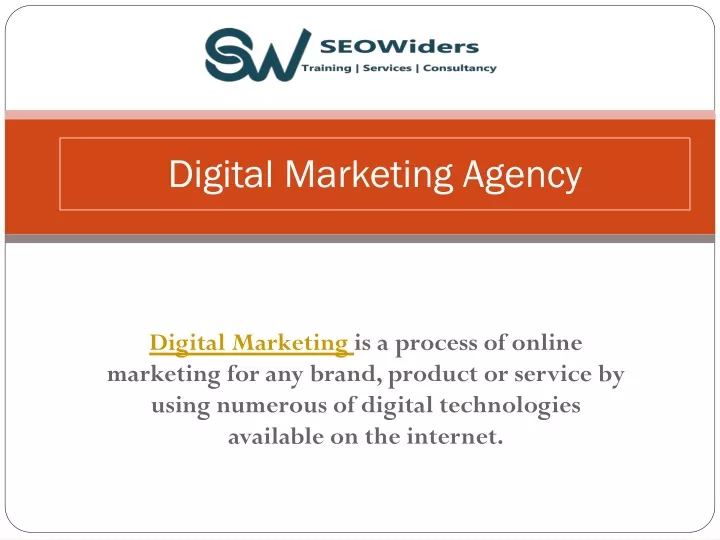 digital marketing agency