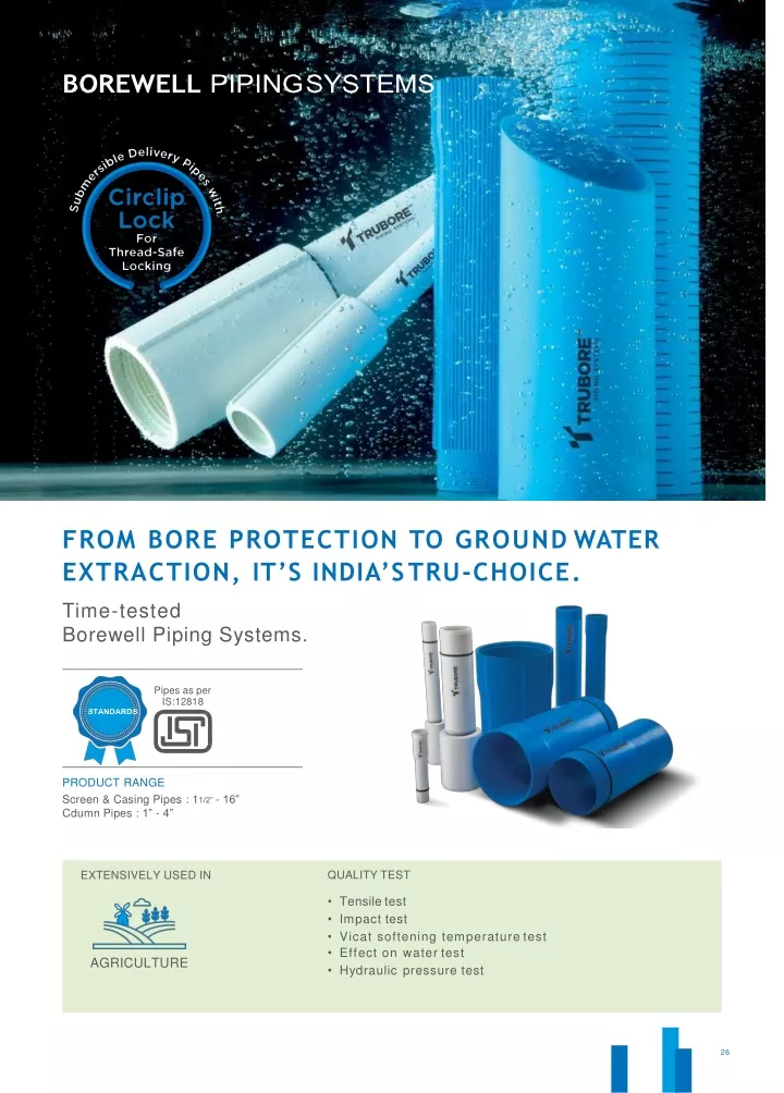 from bore protection to ground water extraction