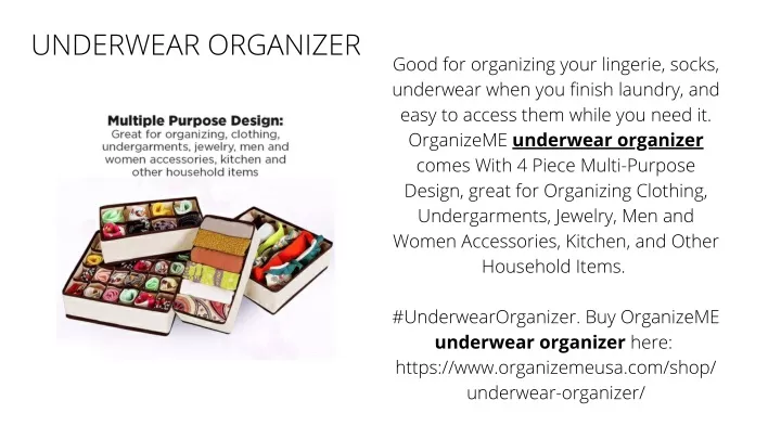 underwear organizer