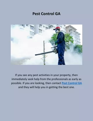 pest control ga