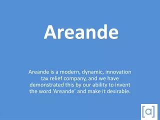 Areande - R&D Tax Relief
