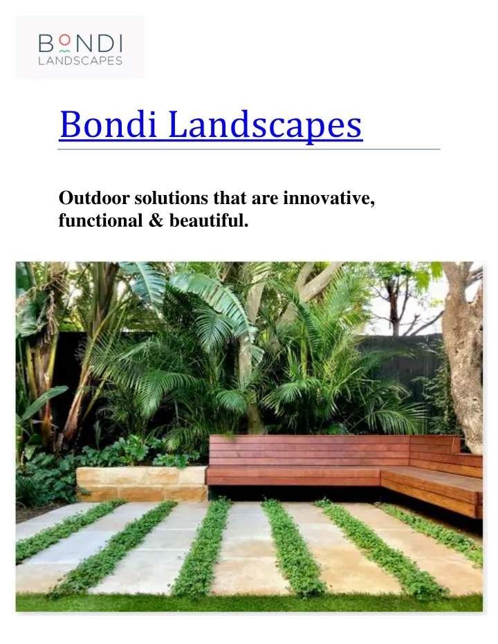 bondi landscapes