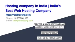 Hosting company in india