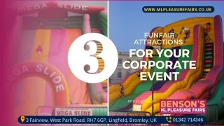 3 Funfair Attractions For Your Corporate Event