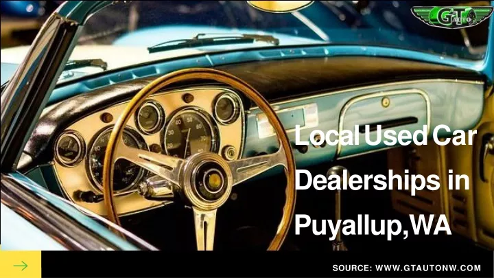 local used car dealerships in puyallup wa