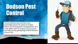 Get Supreme Services from Dodson Pest Control