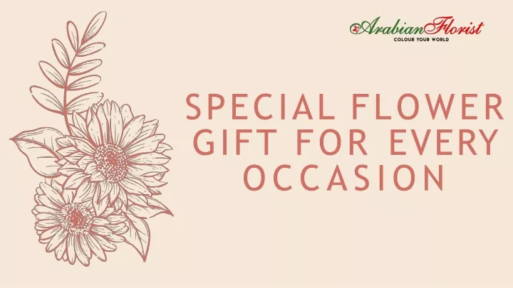 special flower gift for every occasion