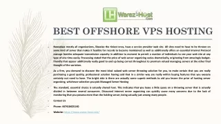 best offshore vps hosting