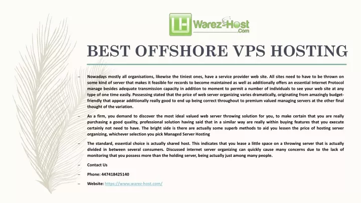 best offshore vps hosting