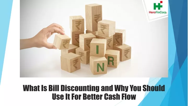 what is bill discounting and why you should use it for better cash flow
