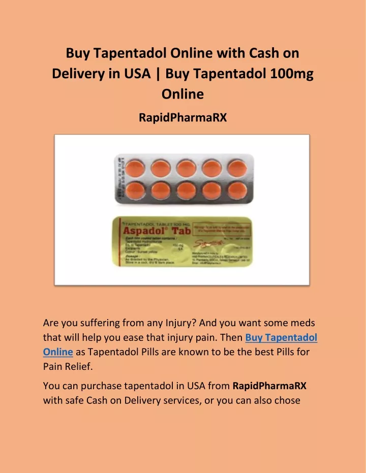buy tapentadol online with cash on delivery