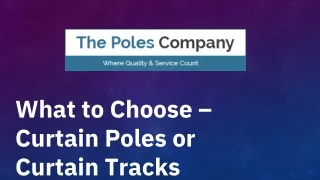 what to choose curtain poles or curtain tracks
