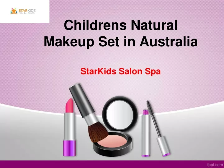 childrens natural makeup set in australia starkids salon spa