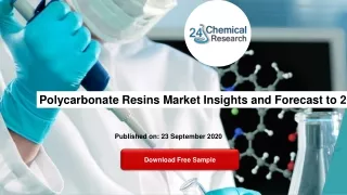 polycarbonate resins market insights and forecast