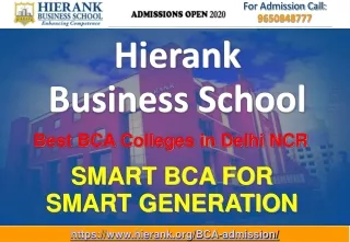 Best BCA College in Noida-Hierank Business School