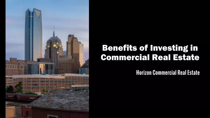 benefits of investing in commercial real estate