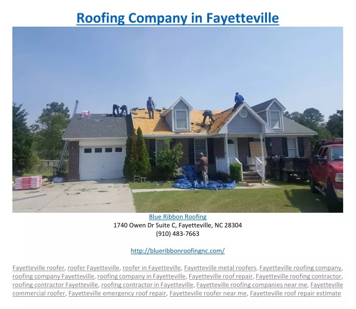 roofing company in fayetteville