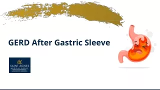 GERD After Gastric Sleeve
