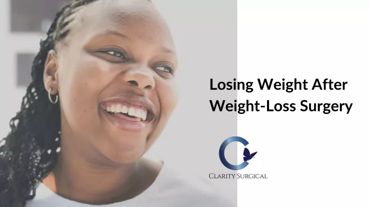 losing weight after weight loss surgery