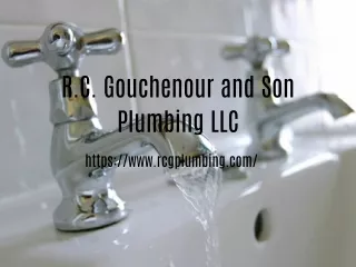 R.C. Gouchenour and Son Plumbing LLC