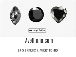 Various Fancy Shapes Black Diamonds At Wholesale Price