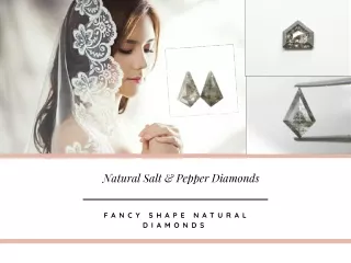 Natural Salt And Pepper Diamonds - avellinno.com