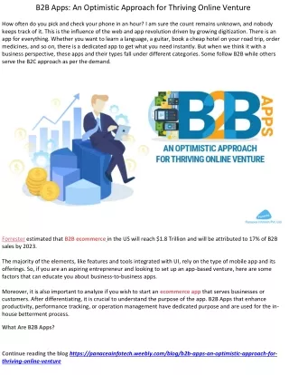 b2b apps an optimistic approach for thriving