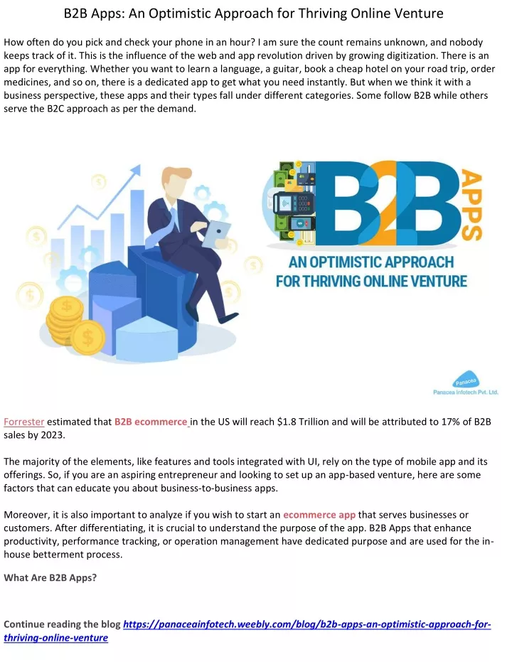 b2b apps an optimistic approach for thriving