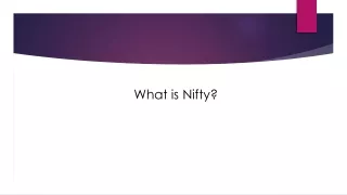 what is nifty