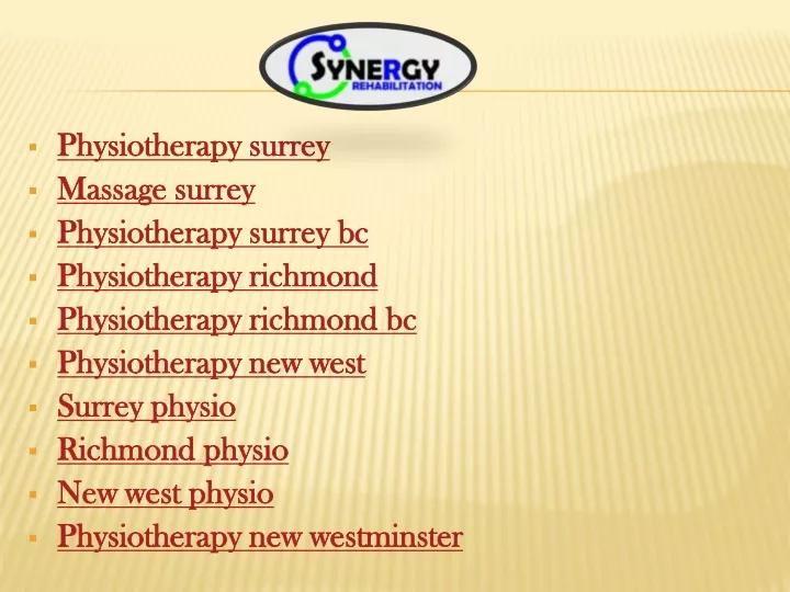 physiotherapy surrey massage surrey physiotherapy