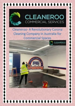 Office cleaning company in Australia