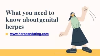 what you need to know about genital herpes