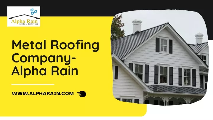 metal roofing company alpha rain