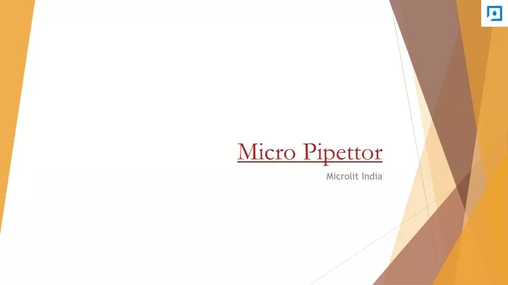 micro pipettor