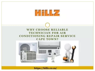 Why choose reliable technician for Air Conditioning repair service Cape Town?