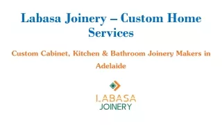 Custom Cabinet, Kitchen & Bathroom Joinery Makers in Adelaide - LABASA Joinery