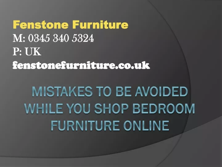 fenstone furniture m 0345 340 5324 p uk fenstonefurniture co uk