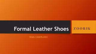 formal leather shoes