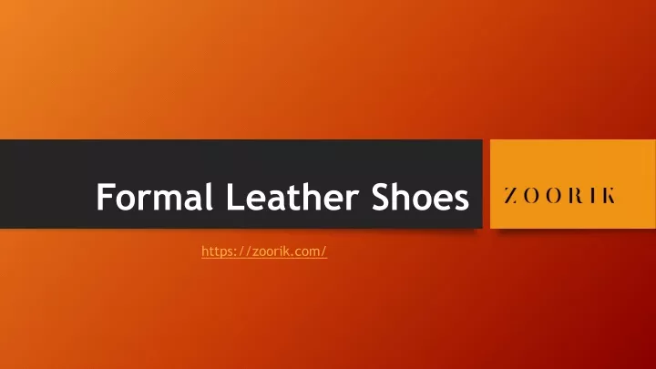 formal leather shoes