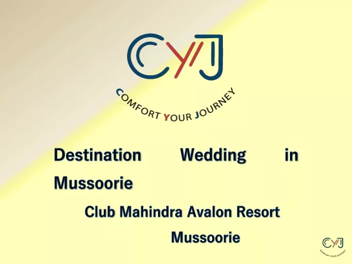 destination wedding in mussoorie club mahindra