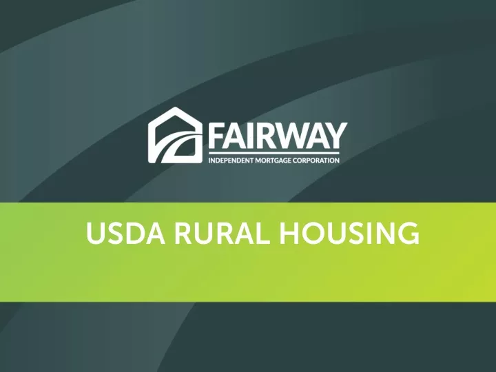 usda rural housing