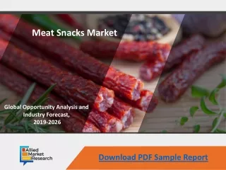 meat snacks market