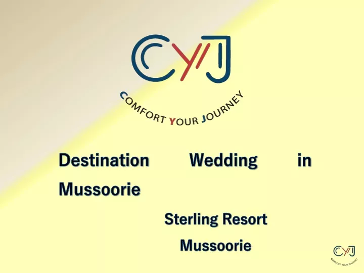 destination wedding in mussoorie sterling resort