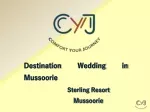 Destination Wedding in Mussoorie | Sterling Resort Mussoorie